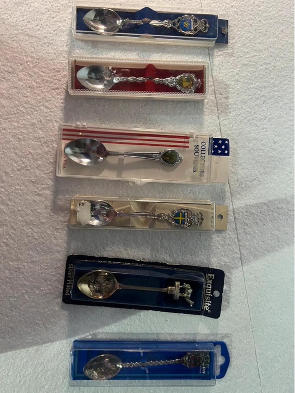 Set of 6 Collectable Spoons